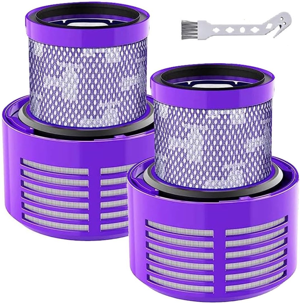 Geschikt voor Dyson V10 stofzuiger HEPA-filters - 2 stuks- accessoire filter vervangingsonderdelen voor stofzuigers