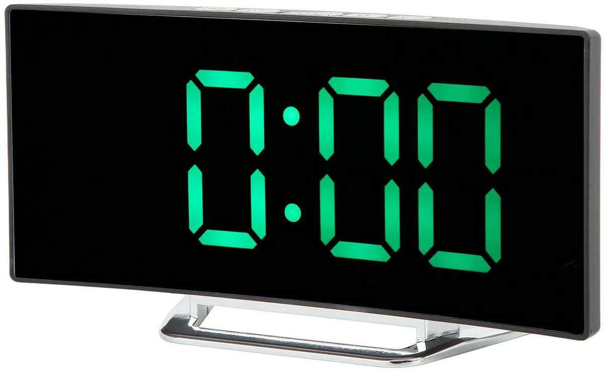 Dailygoods- Digitale Wekker - LED-schermweergave - Slimme Lichtdetectie - Nachtmodus - Twee Weergavemodi - Eenvoudige Bediening