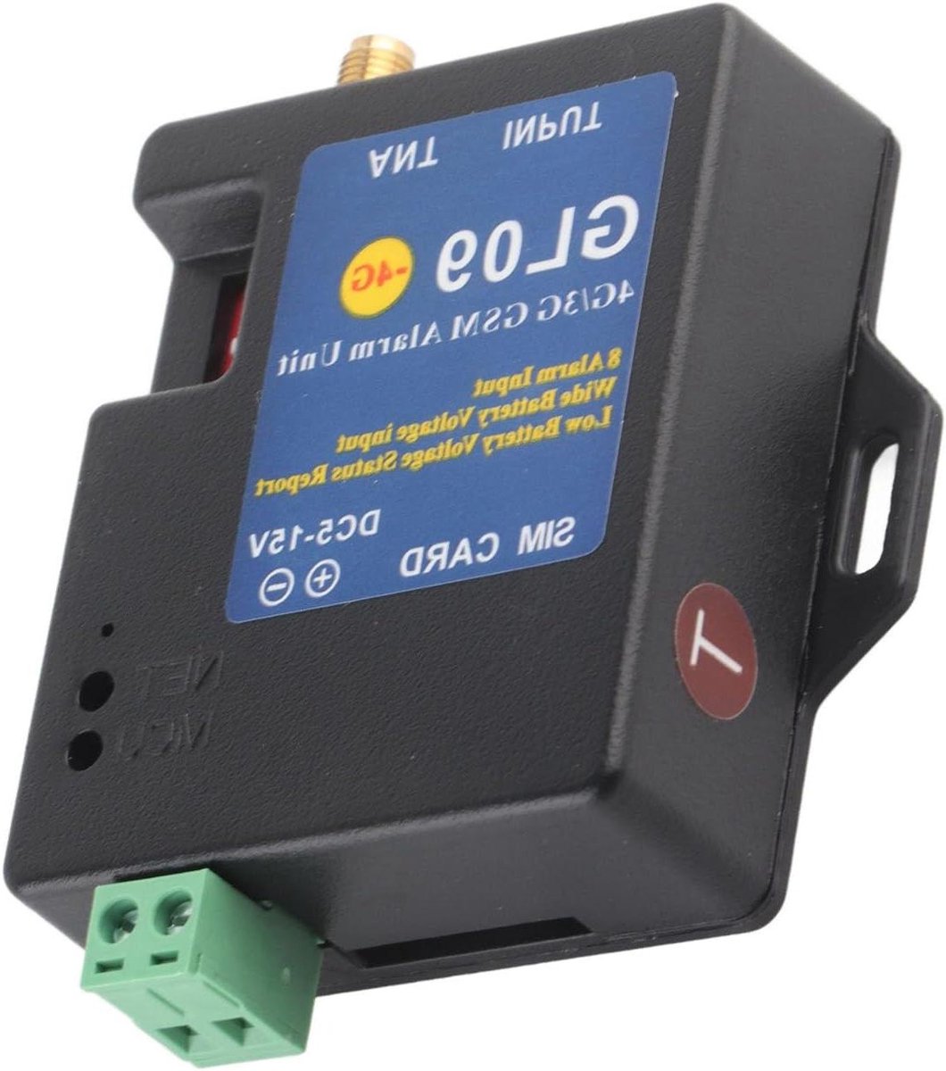 Alarm Module - Waarschuwingssysteem Beveiliging - Huis Magazijn Beveiligen - 8 Kanaals GSM - 15 x 12 x 5 cm