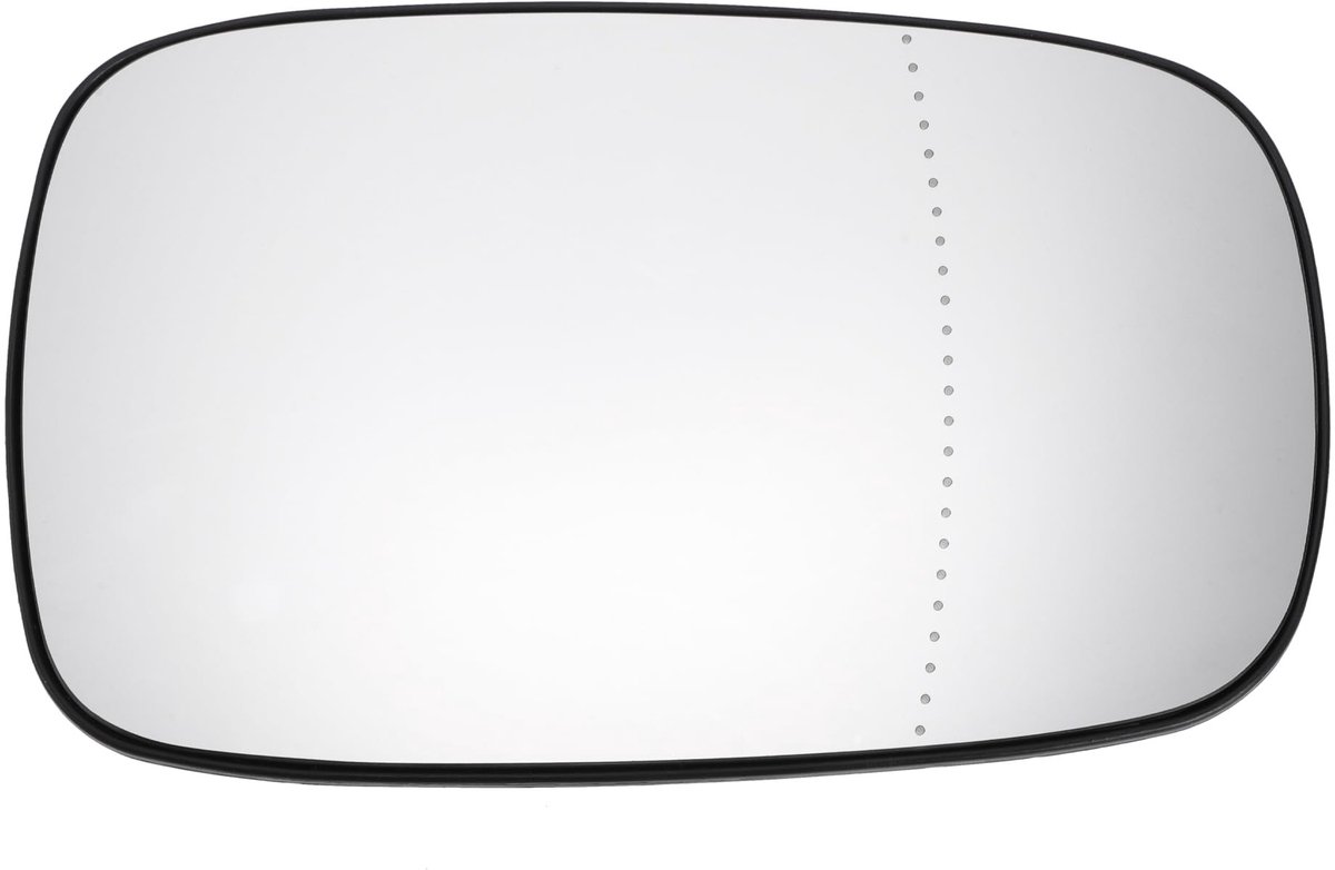 Dailygoods - Auto Buitenspiegel Glas Rechts - Vervanging - Verwarmd - Wit - Aspherisch - 2005-2009
