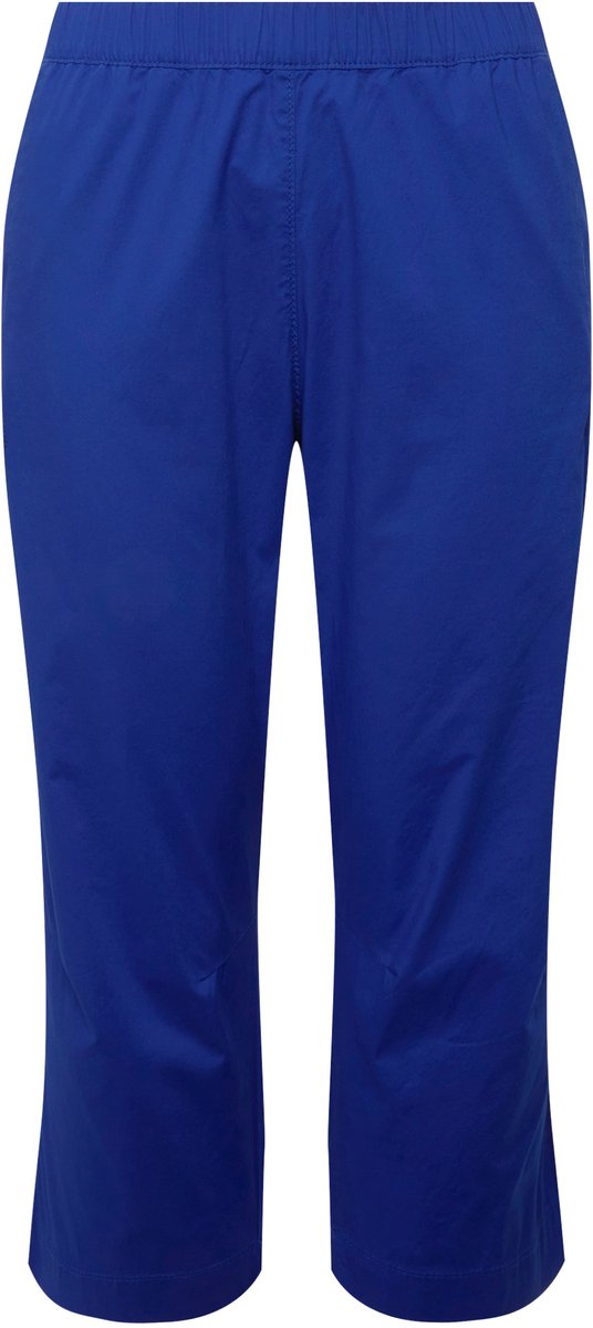 Grote Maten 7/8-broek Ruby, Dames, blauw, Maat: 62, Katoen, Ulla Popken