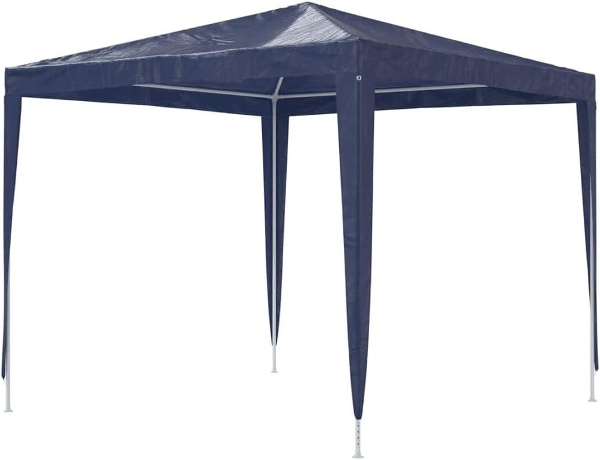 Tuinpaviljoen - Feesttent Gazebo - Buitenfeest Organiseren - Waterafstotende Kap - 2.5x2.5 Meter - Blauw