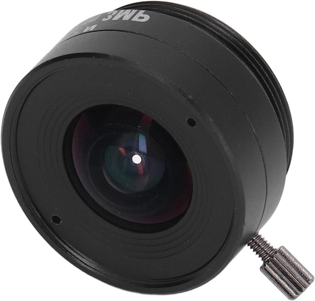 CCTV Camera Lens - Beveiligingslens Groothoek - Bewaking Thuis - Hoge Resolutie Beeldvorming - 2.1mm - Zwart