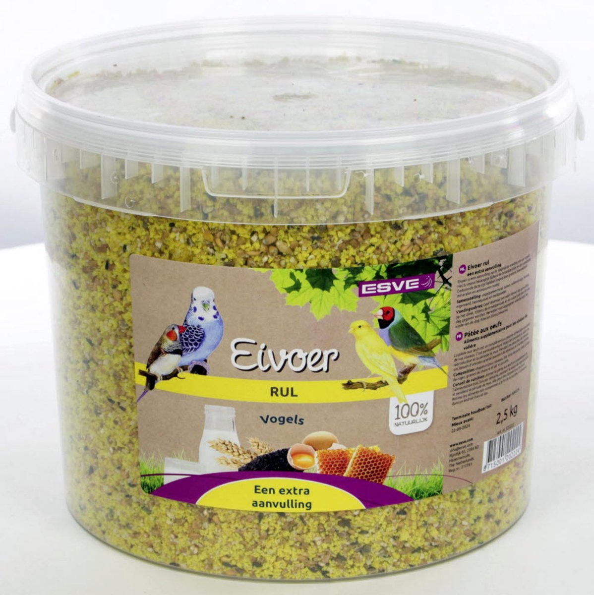 ESVE Eivoer Rul emmer 2,5 kg - Vogel