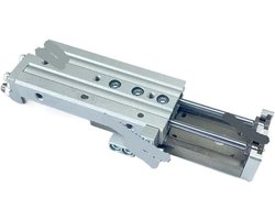 Luchtcilinder - Industriële cilinder - Automatisering - Compact ontwerp - MXQ16-40A - Zilverkleurig