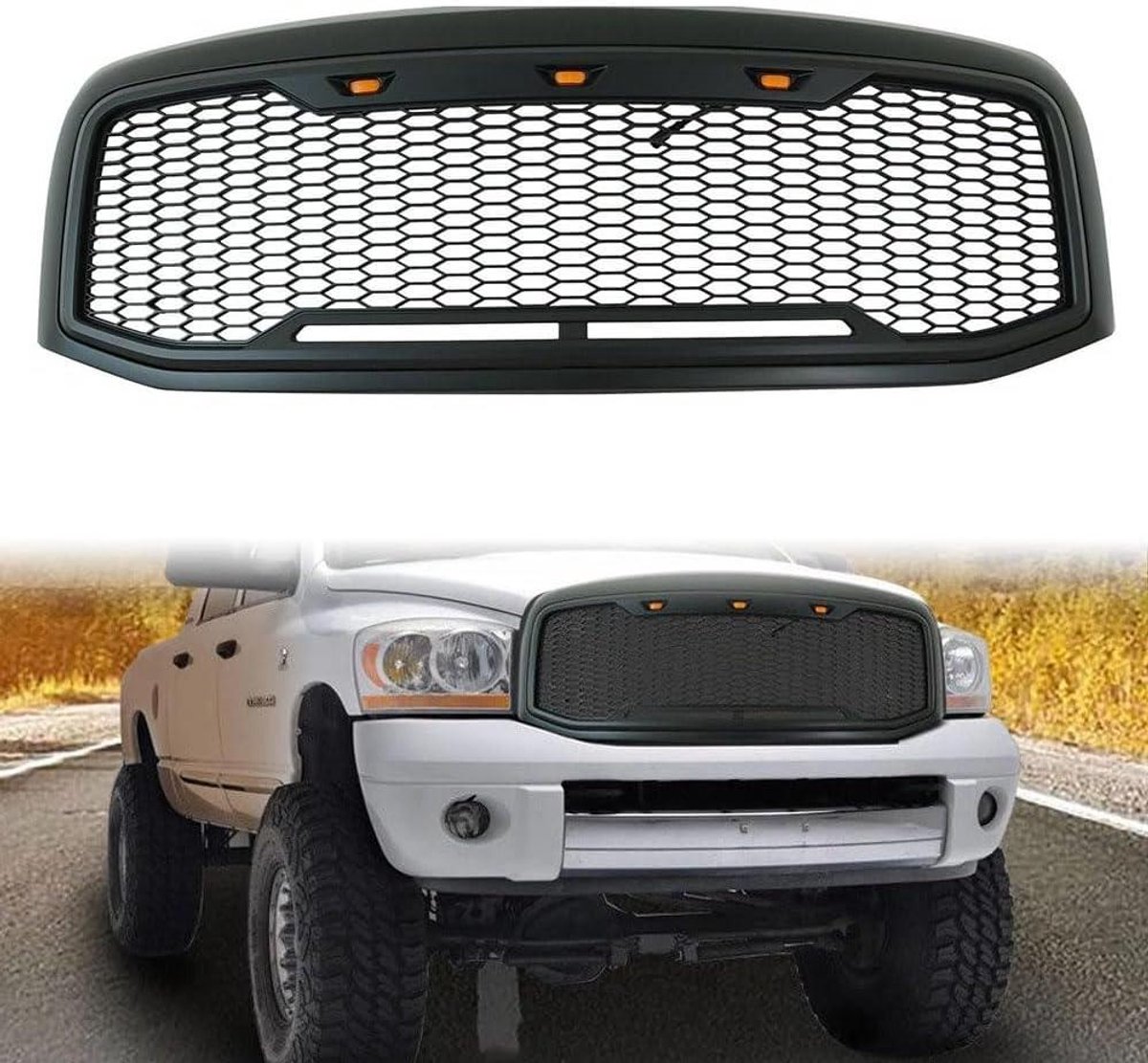 Auto Radiator Roosters - Grille Afdekking - Voertuig Beschermen - Goede Luchtinlaat - 10 x 10 x 10 mm - Zwart