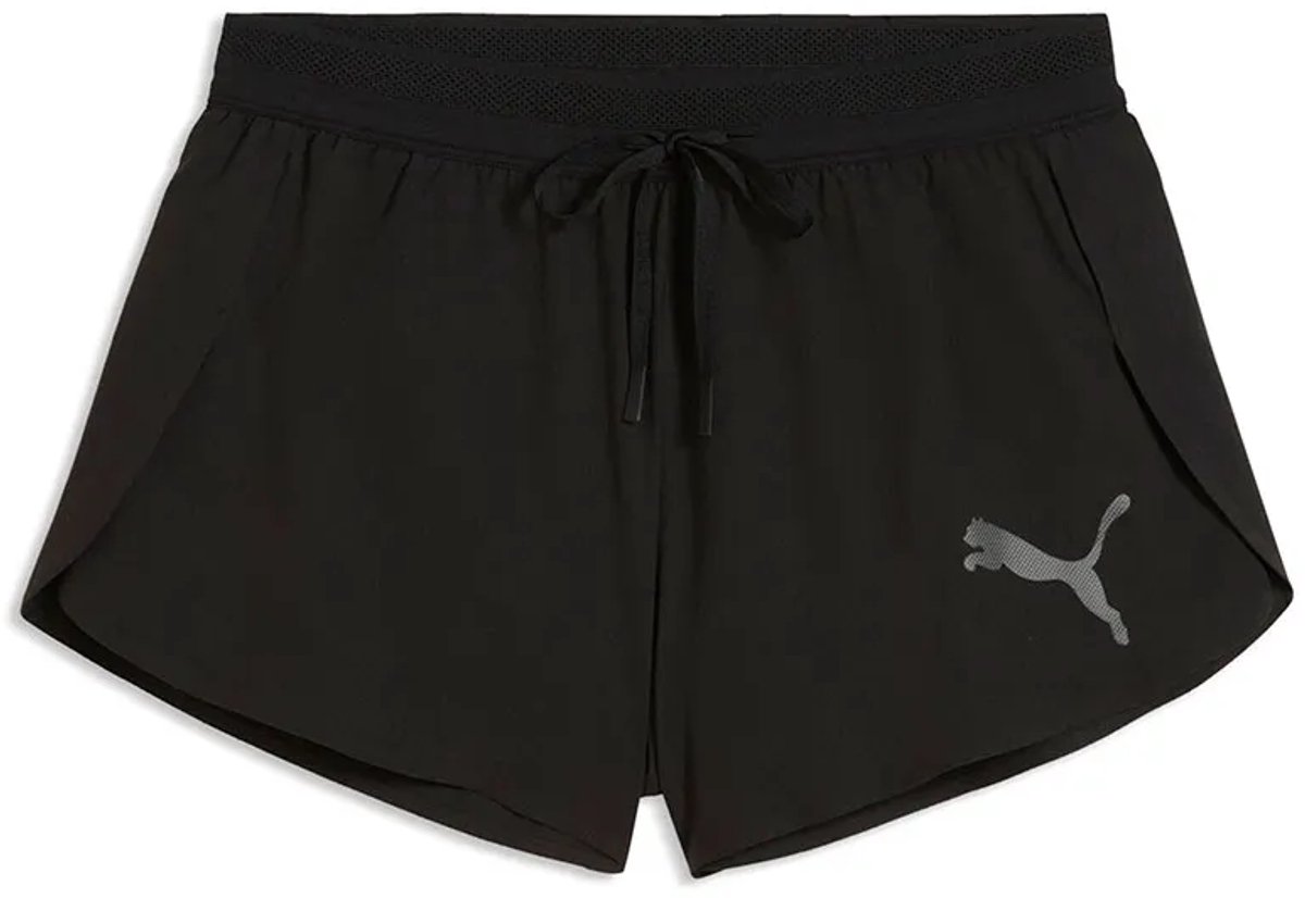 Puma Lightspeed Ultraweave Split 2´´ Korte Broek Vrouw Zwart