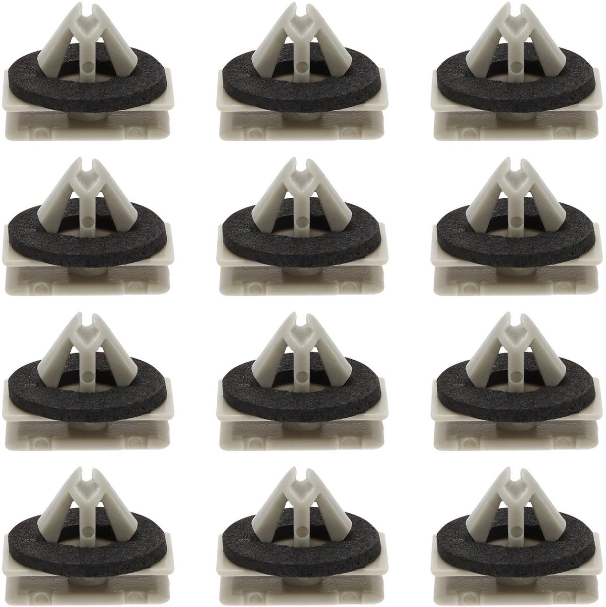 Dailygoods- Deurdorpelclips 30x - Compatibel met Jeep Cherokee WK2 14-18/KL/Compass MP - Duurzaam POM-materiaal - OE-kwaliteit - Afmetingen 12 mm x 20 mm - Autoclips