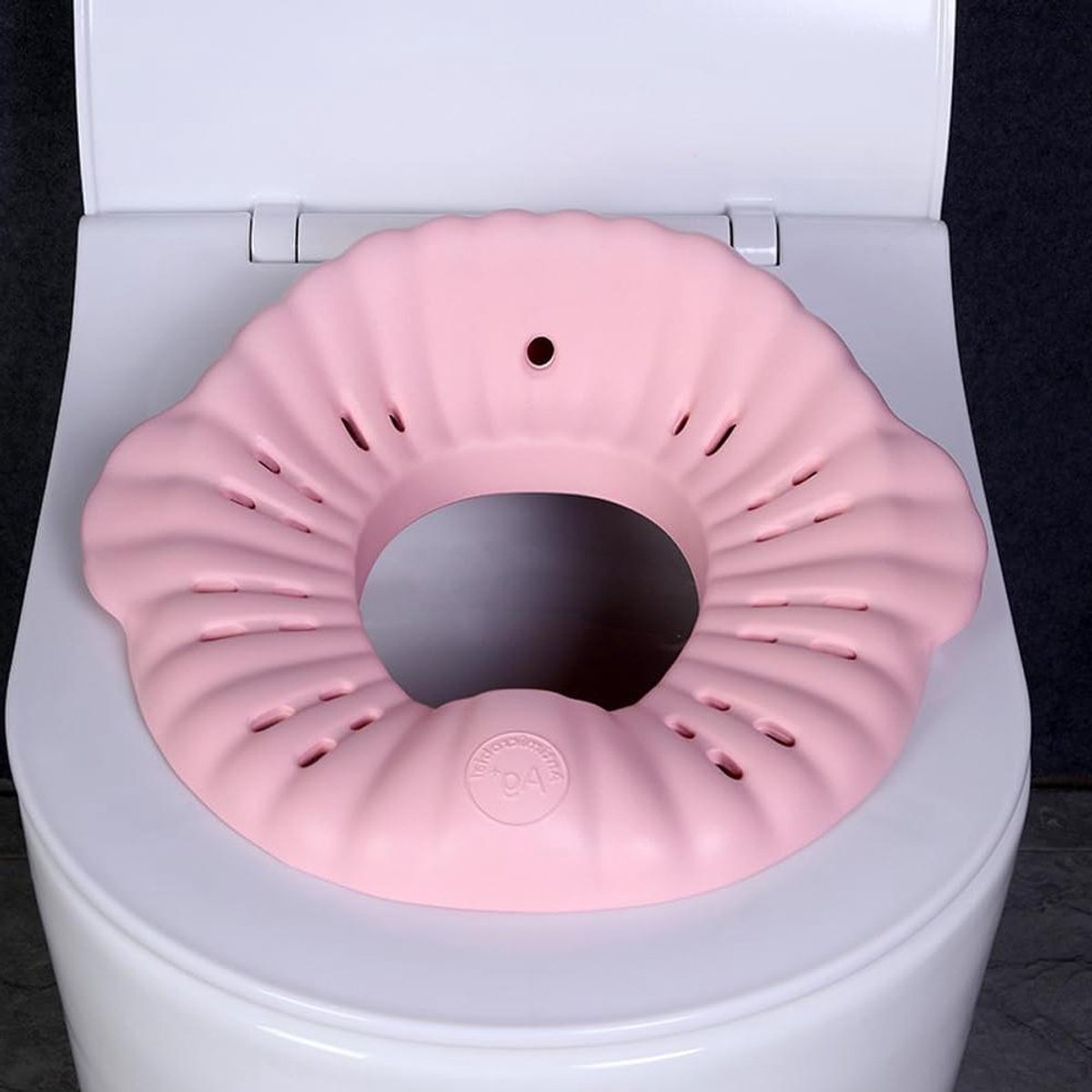 Kinder toiletbril - Peuter trainer - Zindelijkheidstraining thuis - Zacht EVA materiaal - Universele maat - Roze