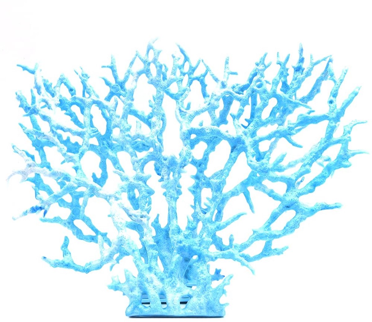 Dailygoods- Nep Koraal 2 Stuks - Kunstmatig Aquarium Ornament - Tak-vormige Decoratie - Hars Waterplant - 19x24cm - Gemakkelijk schoon te maken - Aquariumdecoratie