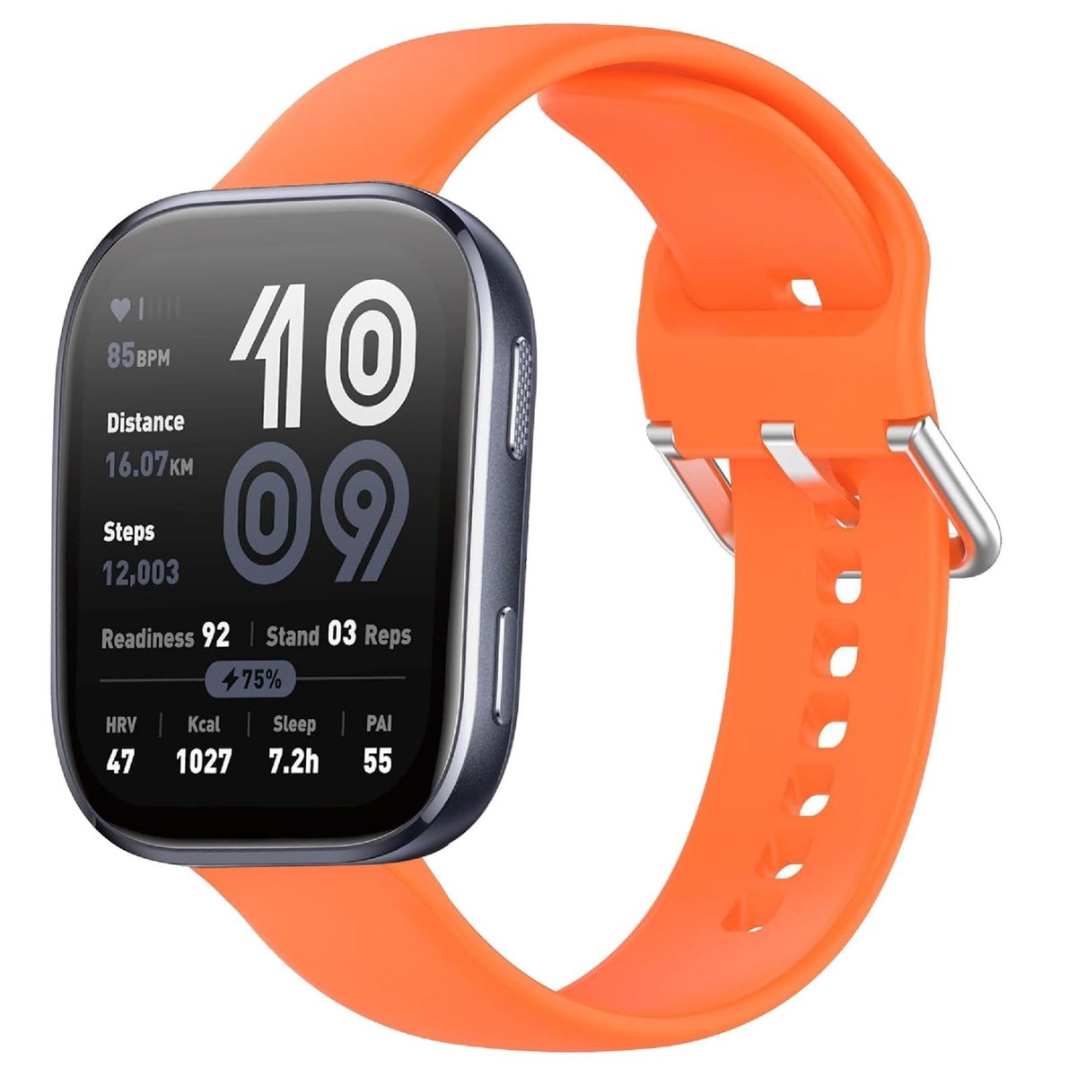 Dailygoods - Zachte Siliconen Horlogeband 22 mm voor Smartwatch