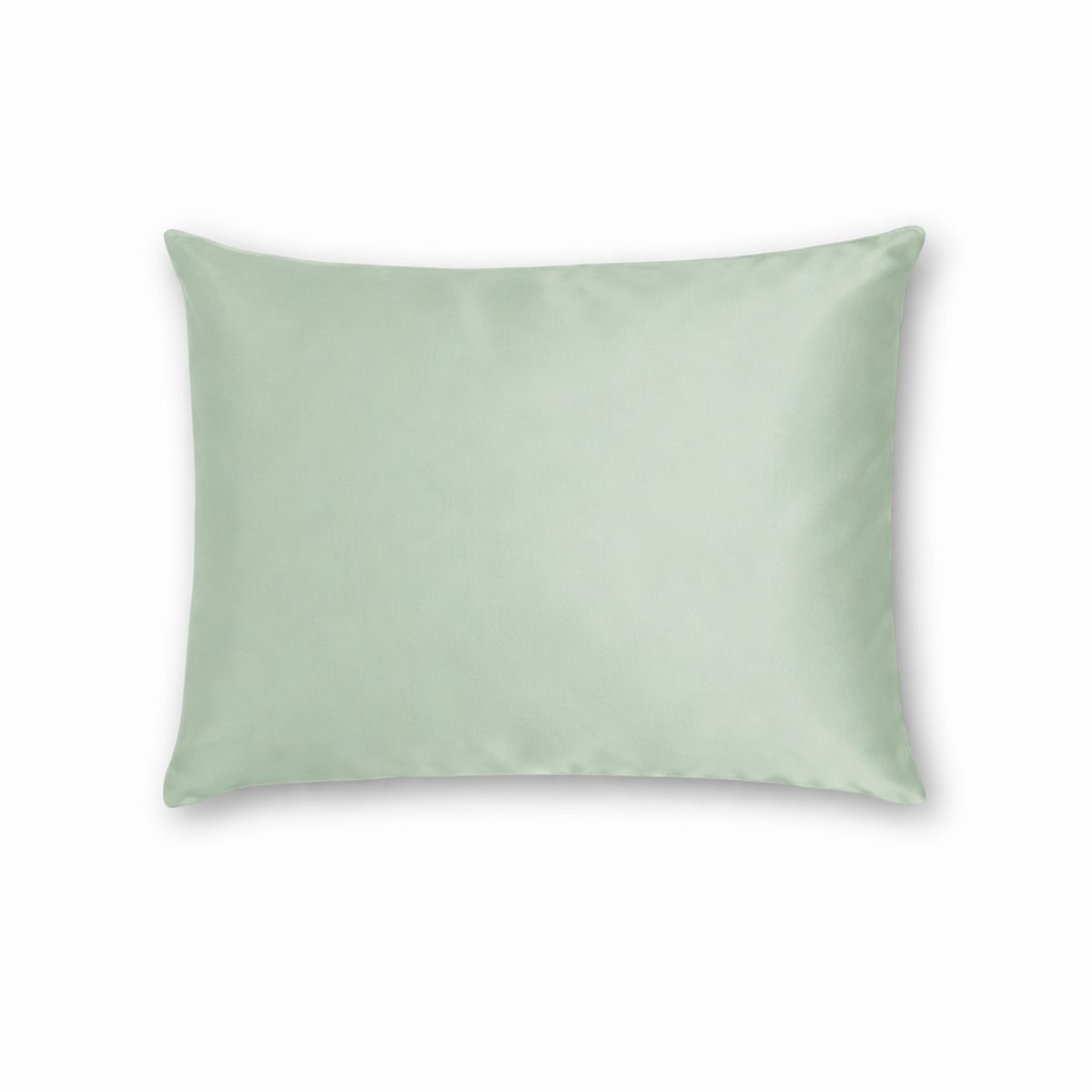 Zijden Kussensloop Soft Sage - 22MM - Silk Heaven - 45x65cm (voor o.a. traagschuim kussens 60x40cm) / Hotelsluiting