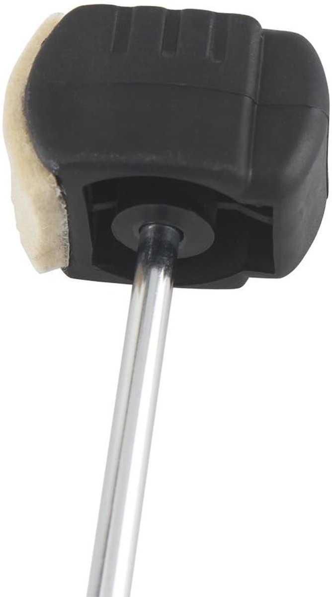 Dailygoods- Drumpedaal Beater - Vilt/Roestvrij Staal - Duurzaam - Percussie-accessoires - 21,2 x 3,5 x 4,7 cm - Traditioneel Geluid - Drumstick