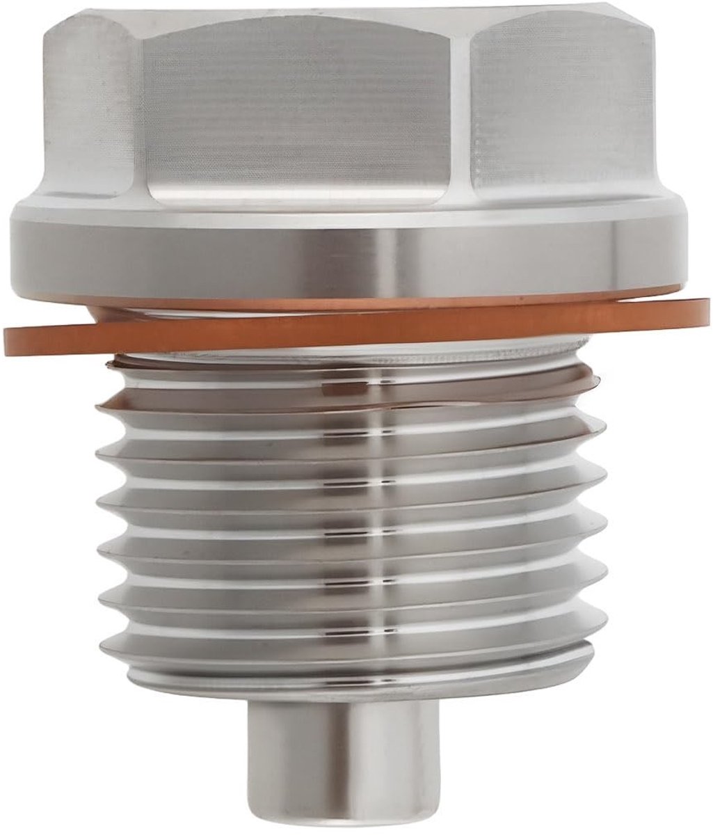 Dailygoods- Olie Drain Plug - Roestvrij Staal - Neodymium Magneet - M16X1.5mm - Corrosiebestendig - Afdichtingspakking - Afvoerplug