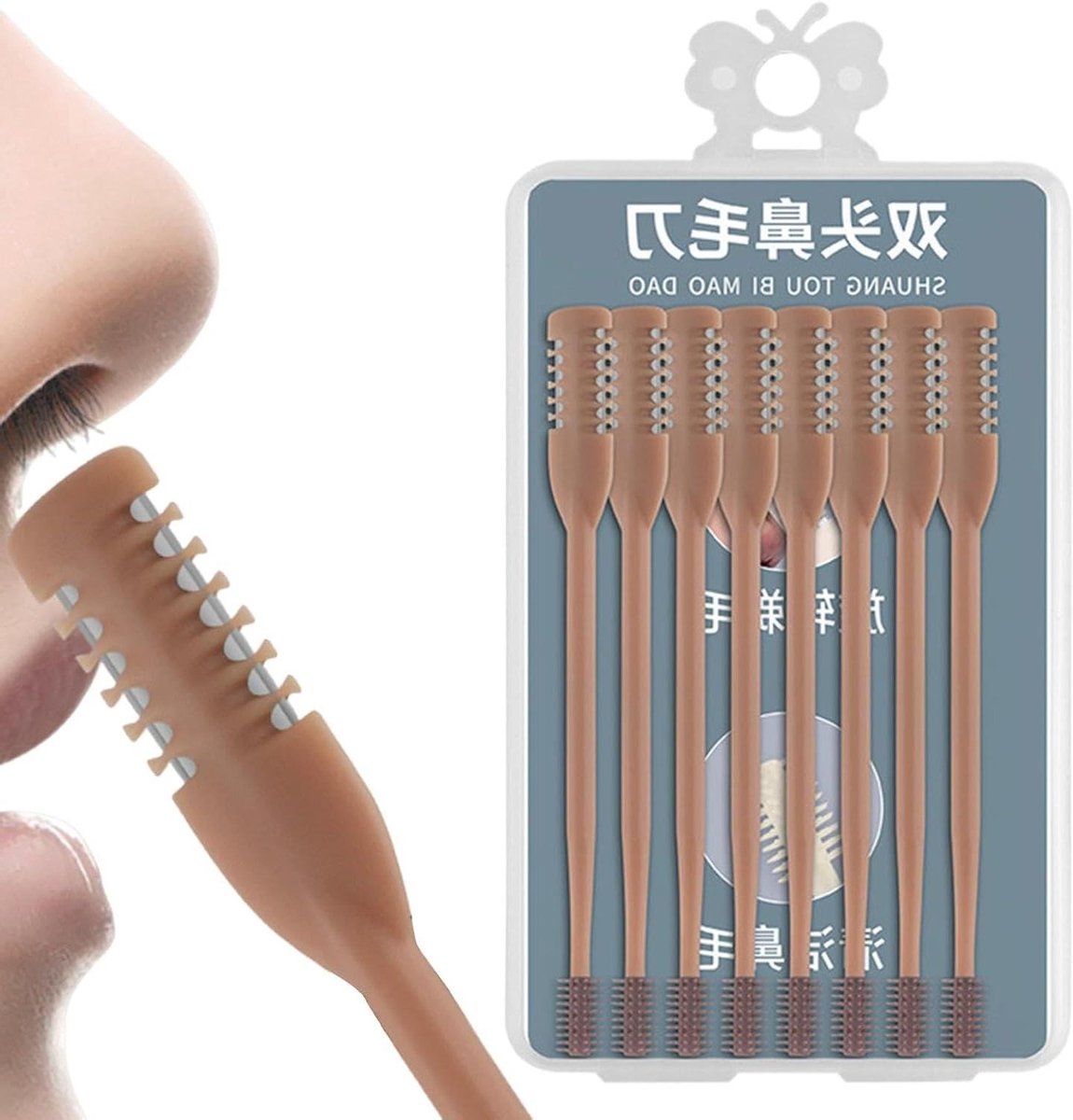 Neus Haar Trimmer - Gezichts Haar Verwijderaar - Persoonlijke Verzorging - Veilige Dubbelzijdige Snijder - 10 gram - Zwart
