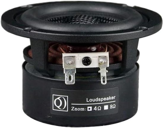 Subwoofer Speaker - Hifi Bass - Home Theatre - Glasvezel Membraan - 3 Inch - Zwart — afbeelding 5