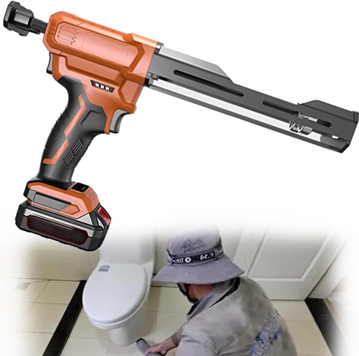 Elektrisch Kitpistool - Draadloos Kitpistool Kitspuit - Voegen Afkitten - Automatische Lijmdosering - 400 ml - Niet gespecificeerd