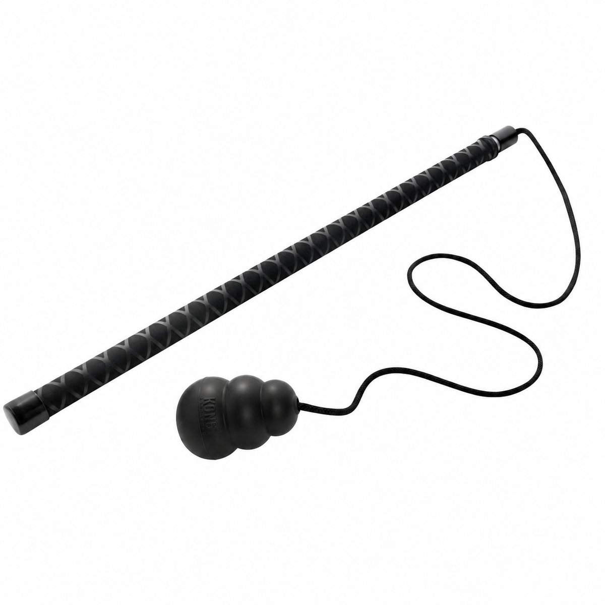 Hondenspeelgoed / Flirtpole Extreme met KONG – Uitgedacht binnen de training van de Special Forces – Robuust Aluminium – Uitschuifbaar 65 tot 116 cm