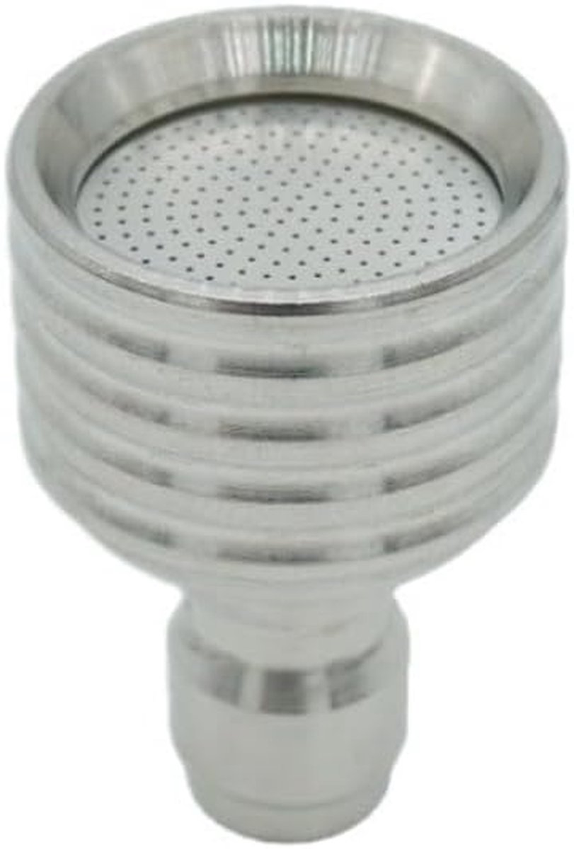 Hogedrukreiniger Mondstuk - Sproeier Tip - Buiten Reinigen - Snelle Koppeling - 14 mm Interface - Zilver