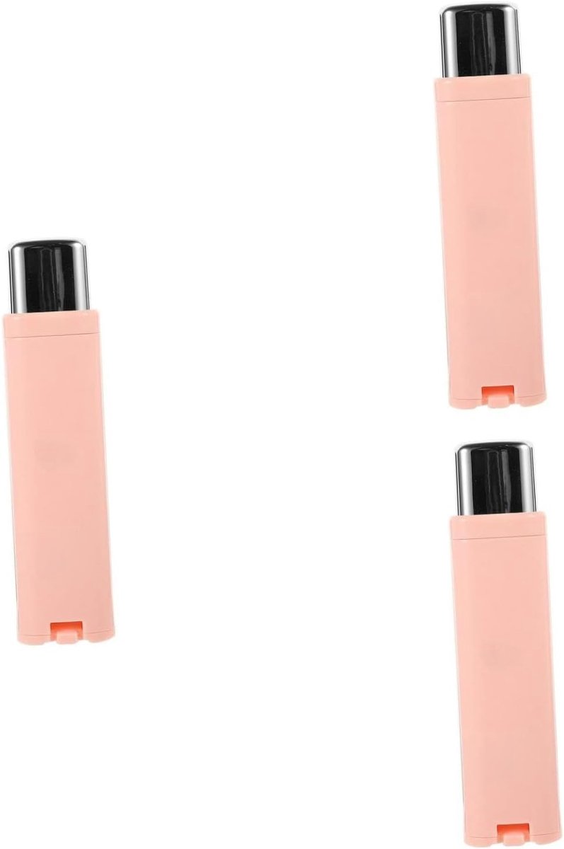 Flosdraad Organizer - Flosdispenser Doosje - Mondhygiëne Onderhoud - Draagbaar en Navulbaar - 3 Stuks - Roze