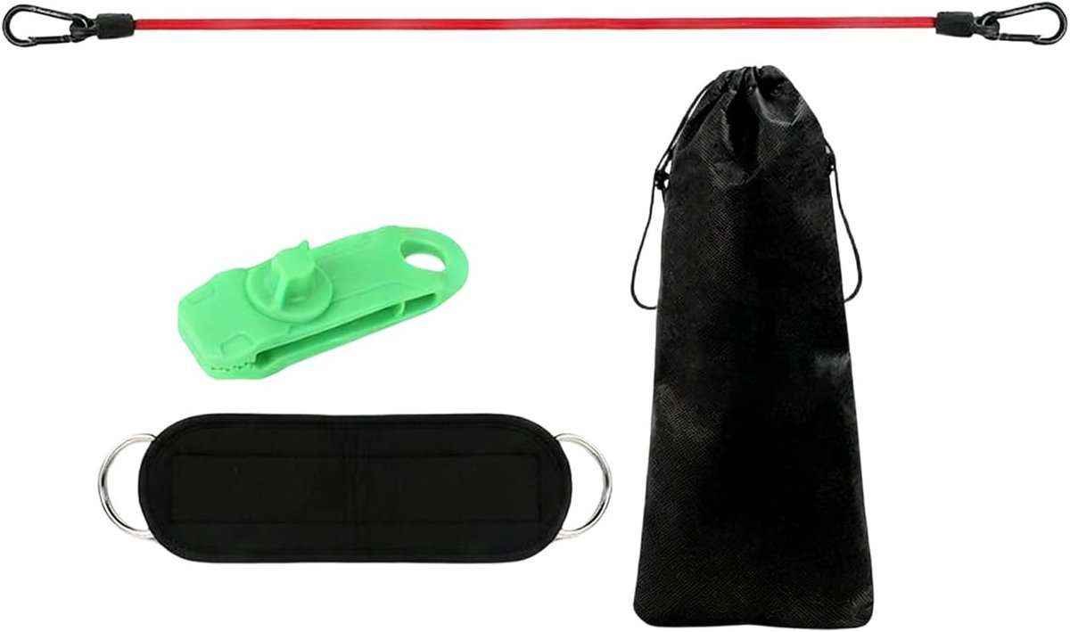 Golf Swing Trainer - Oefenapparatuur Golf - Verbeteren Swing - Verstelbare Spanning - 74 cm Touw - Zwart