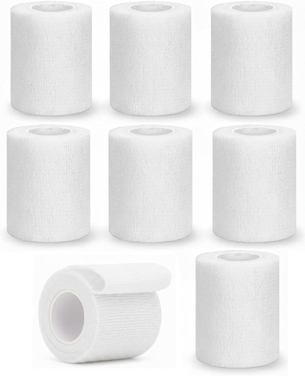 Zelfklevende Sportbandages voor Vingers - 8 Stuks, 7.5cm x 10m, Perfect voor Crossfit en Fitness