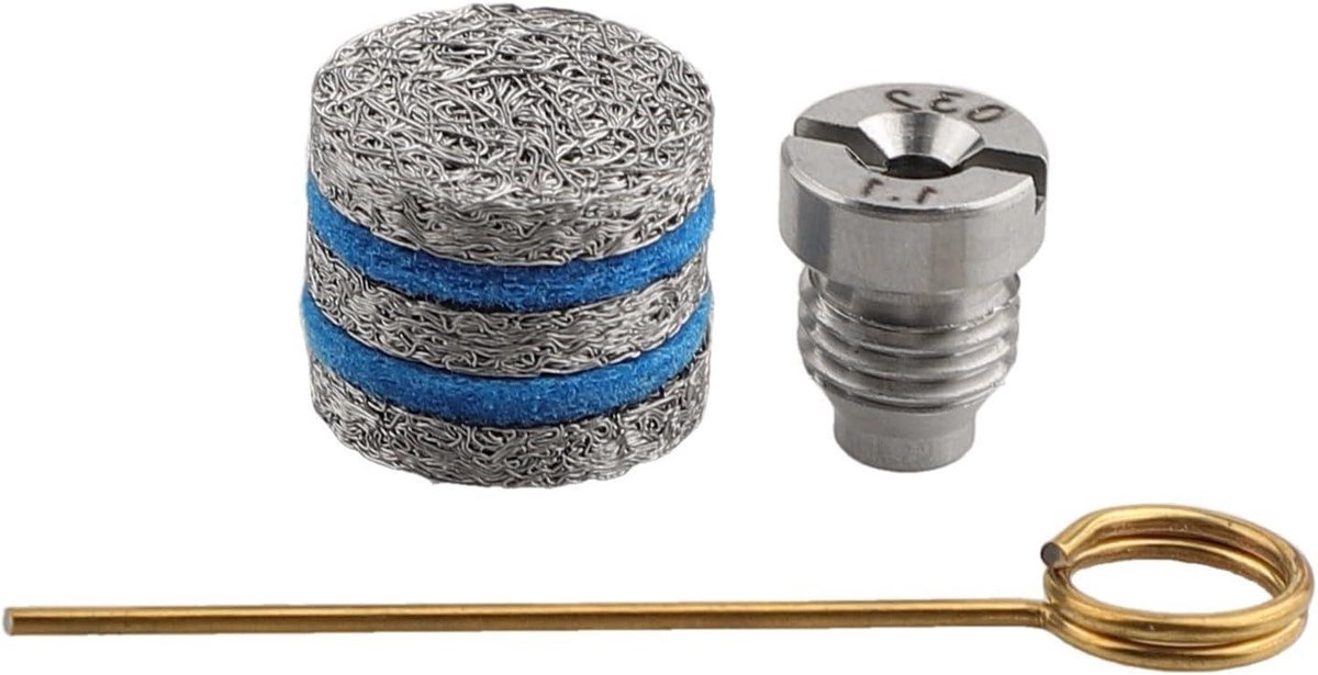 Schuim Opzetstuk Set - Sneeuwschuim Lans - Voertuigen Reinigen - Roestvrij Staal - Tot 3000 PSI - Zilverblauw