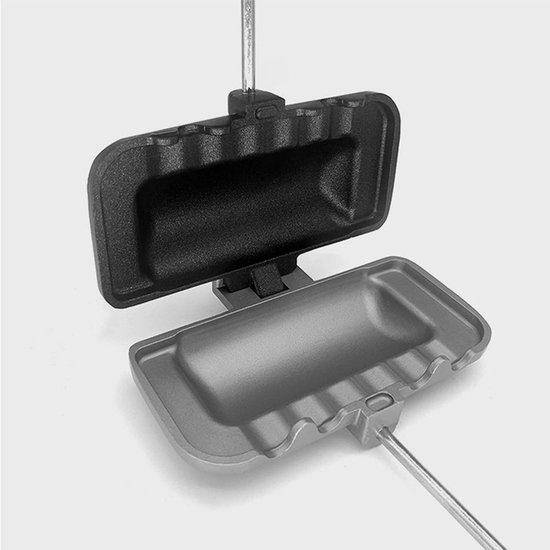 Sandwich Maker - Panini Pers - Ontbijt Maken - Dubbelzijdig Grillen - 305 cm - Zwart — afbeelding 4