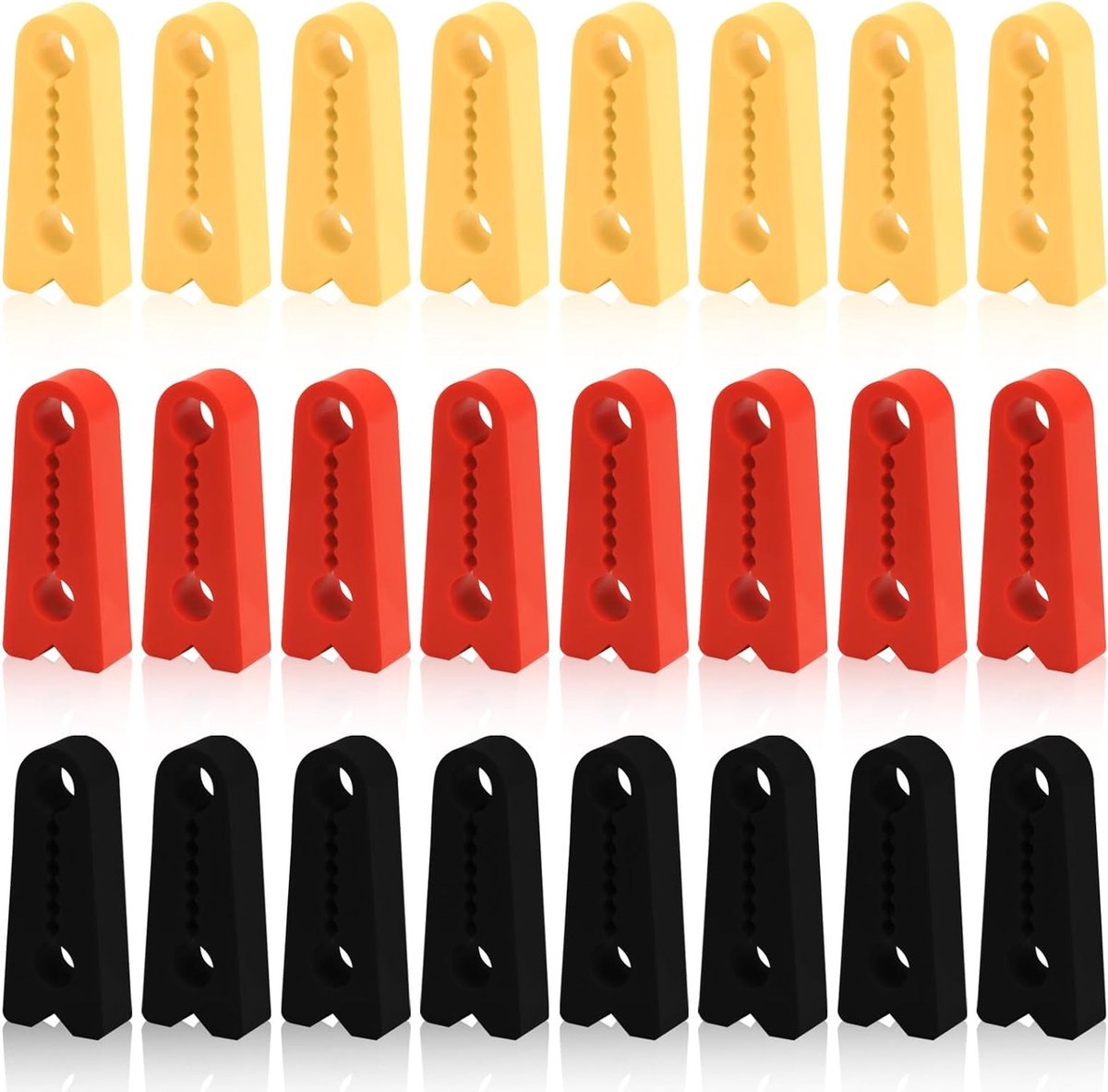 24 stuks schokabsorberende pads voor autodeuren, siliconen deursloten voor geluidsreductie, antislip design, ideaal voor vrachtwagens en SUV's, schokabsorptie en bescherming tegen stoten