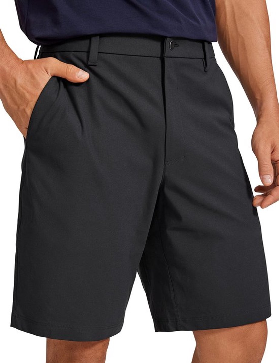 Allecto Comfortabele Casual Shorts Golfshorts Heren 9 Inch Blauw