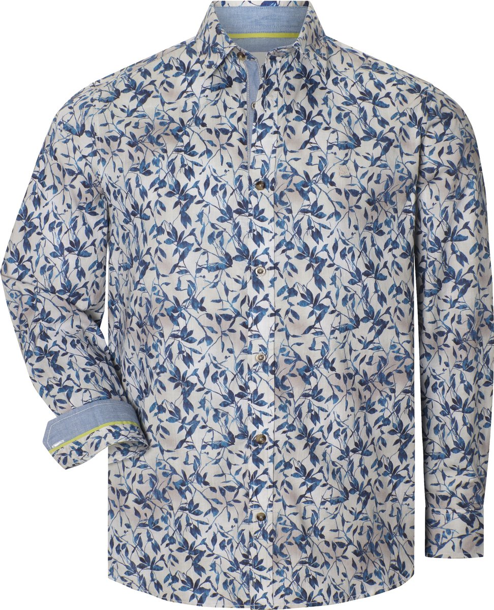 Babista herren Overhemd - 39/40 - beige - Plus Size
