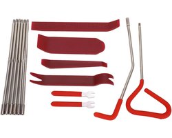 Auto Noodset - Reparatieset Voertuig - Interieur Reparatie - 16 Delig Inclusief Pomp - 30 x 19 x 6 cm