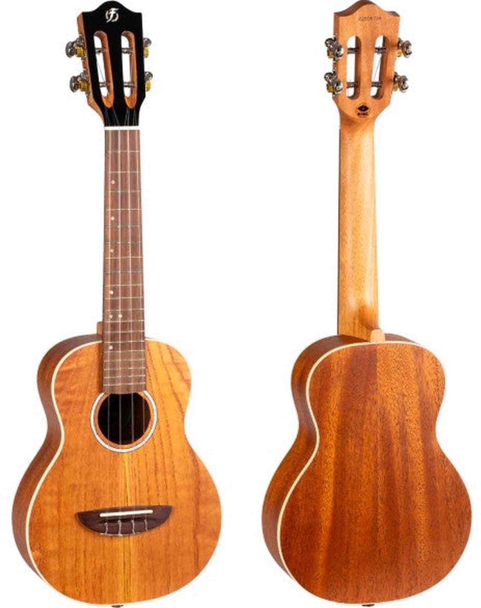 Flight Iris Concert Calantas Ukulele met Solid Calantas Top, Mahogany Body en Fluorocarbon Snaren