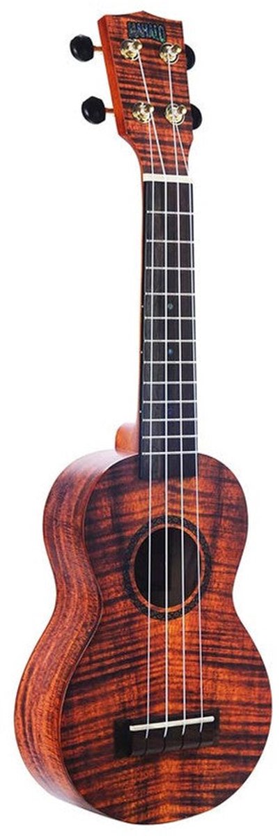 Mahalo MA1KA Artist Elite Series Soprano Ukulele Flame Koa