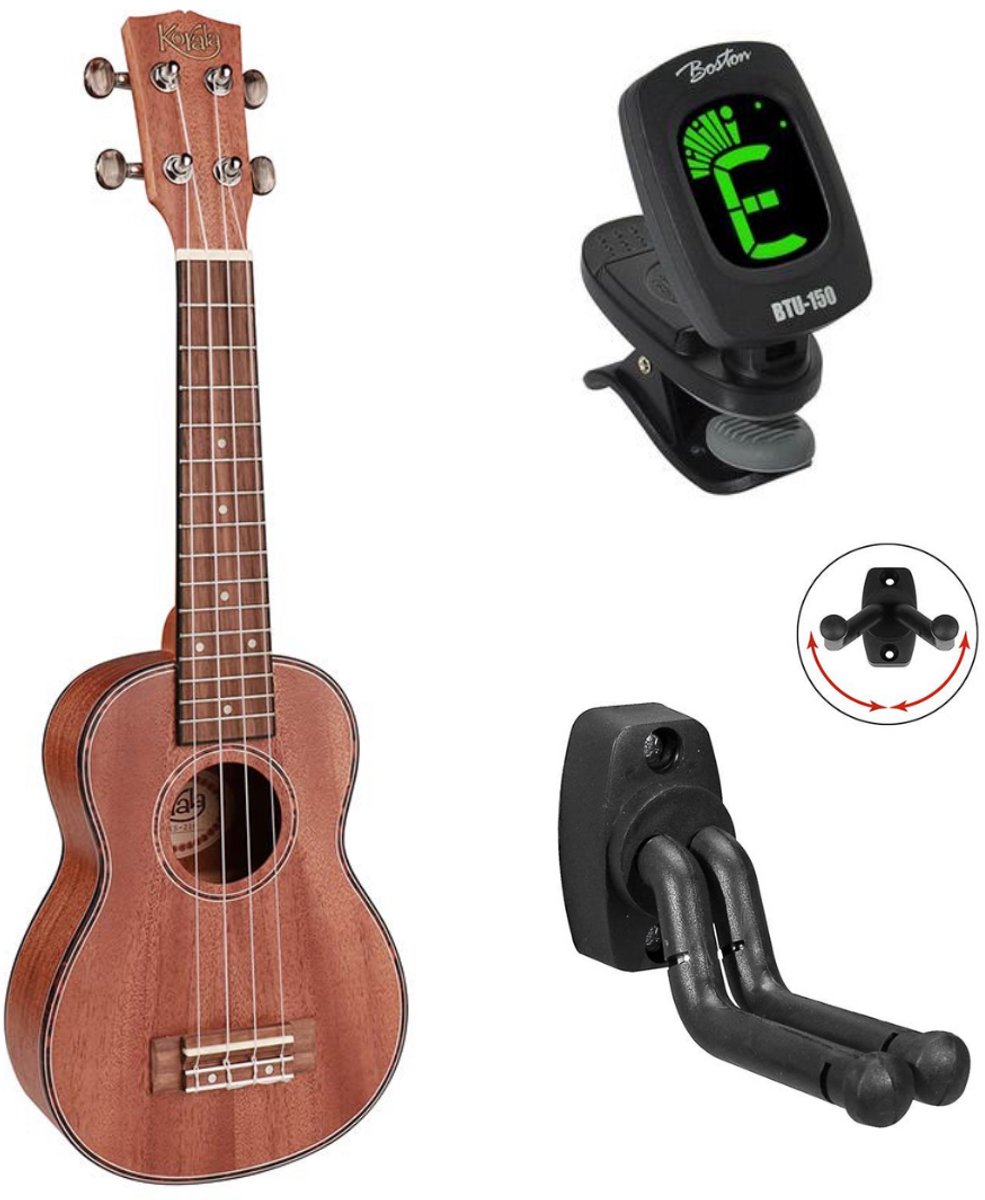 Korala UKS-210 bundel Performer Series sopraan ukulele