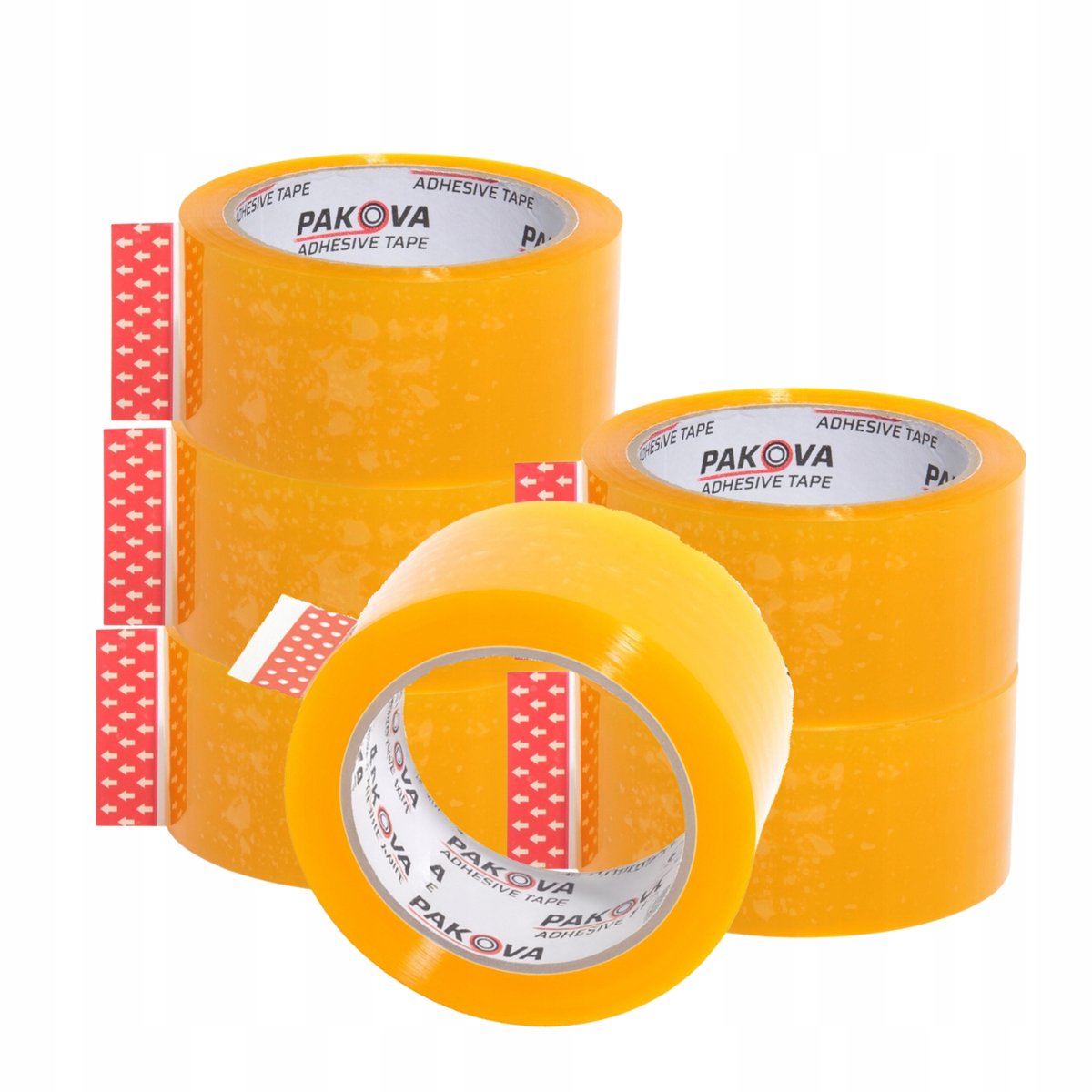 Pakova PRO HONEY Verpakkingstape 48mm x 120m - 6 Rollen