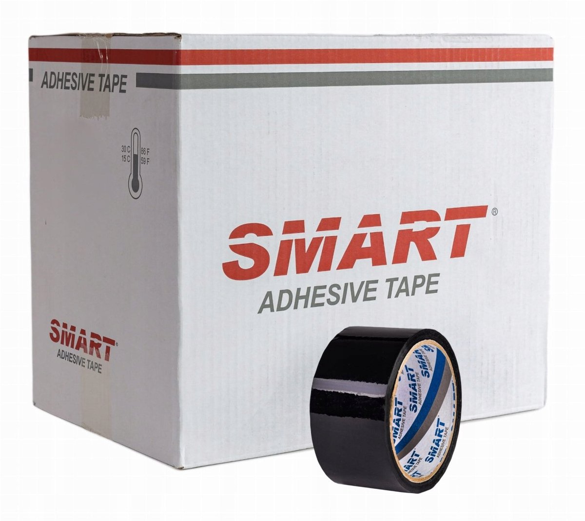 SMART Pakband Zwart Acryl 48mm x 50y - 36 stuks