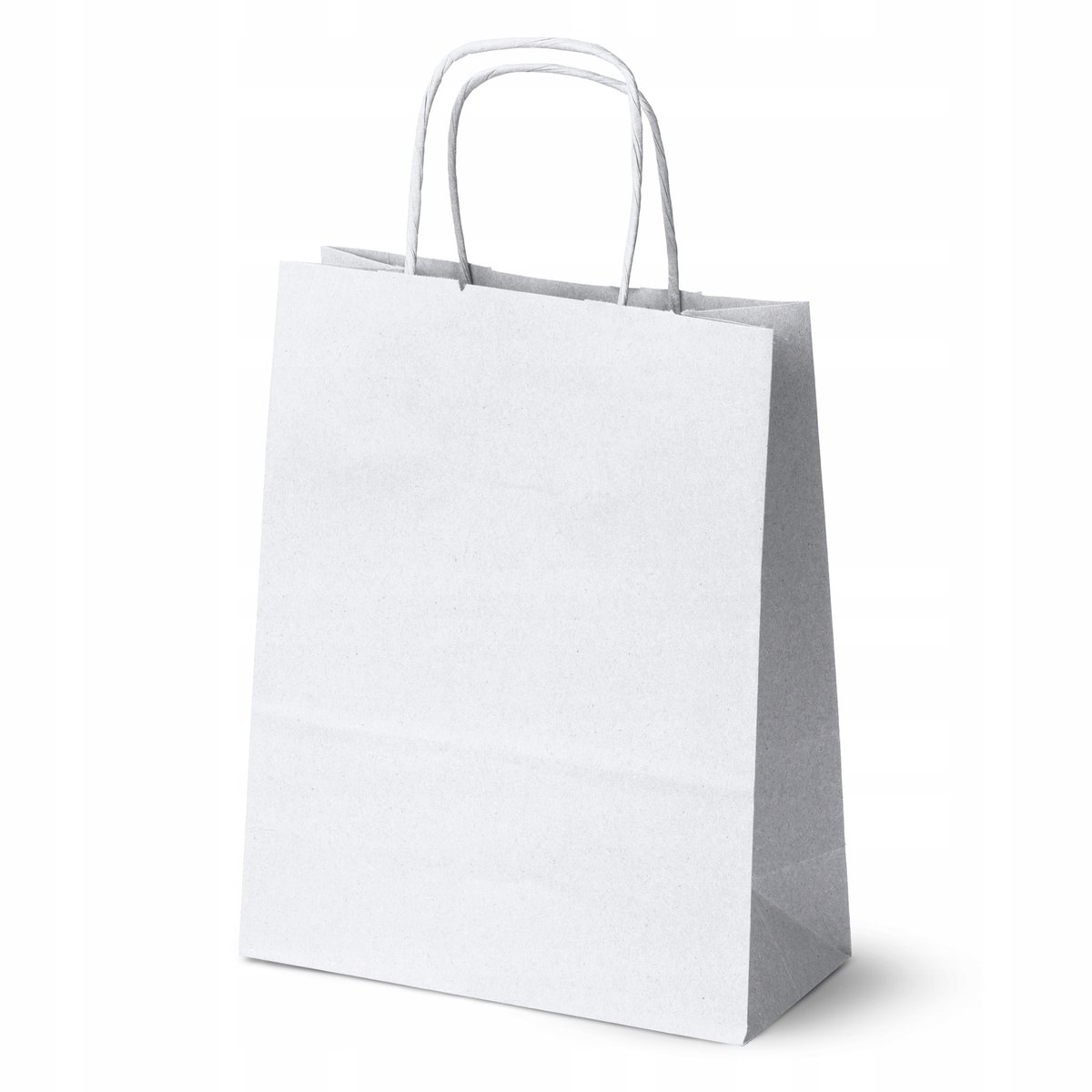 Papieren zakken A5 wit, 18x8x22,5 cm, handgetekend, 250 stuks