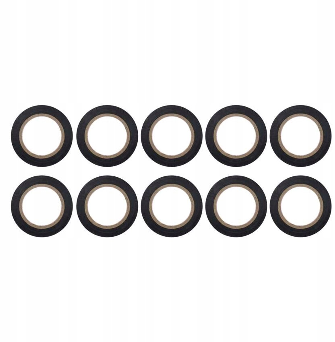 PVC Isolatietape 25mm x 10m - Zwart (10 stuks)