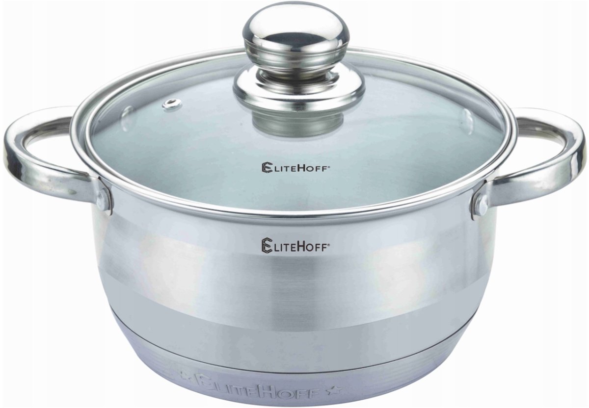 Elitehoff Stalen Pan 3.5L/20CM - Geschikt voor Inductie & Gas