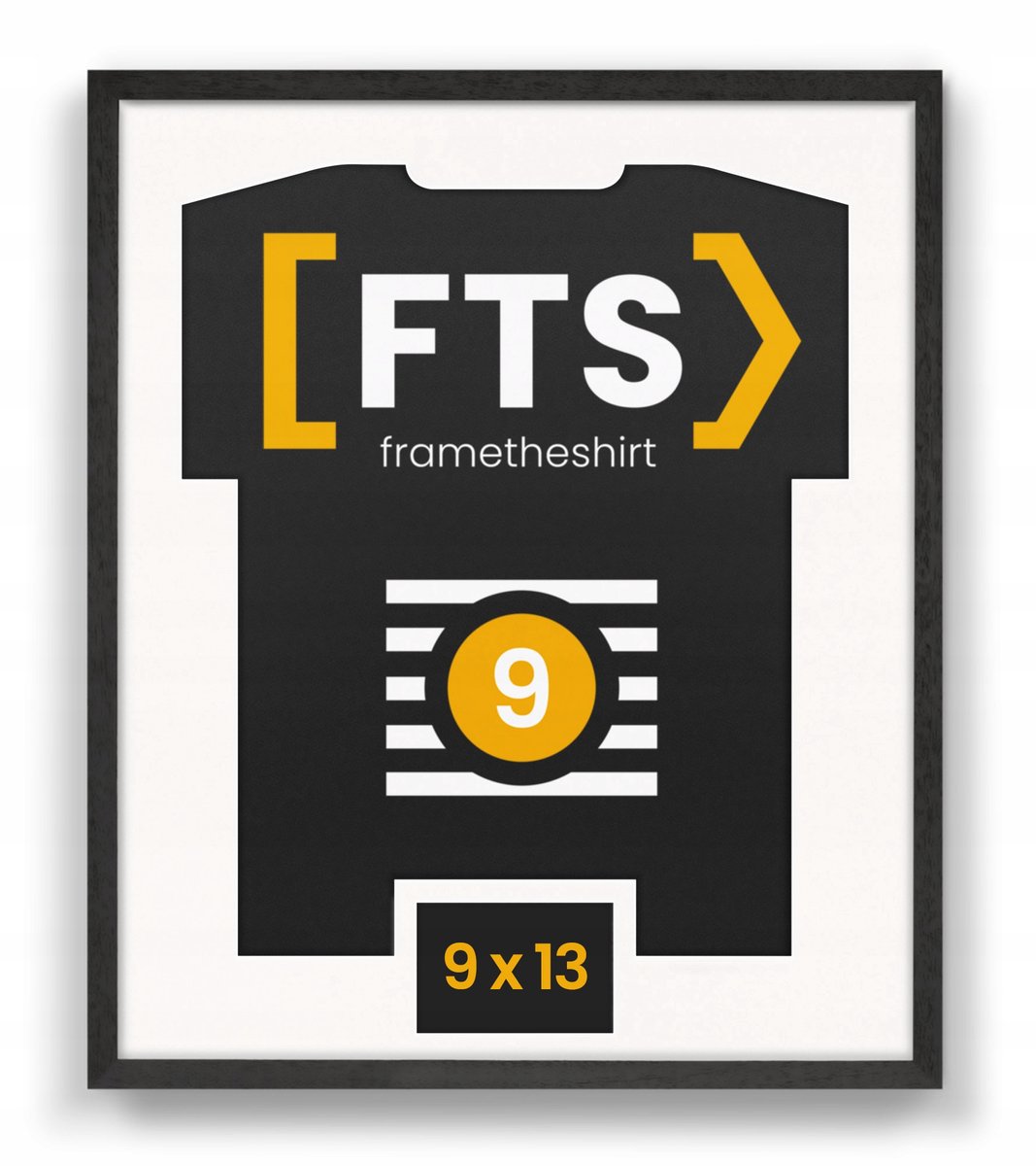 Merkloze sportshirt fotolijst met plek voor foto