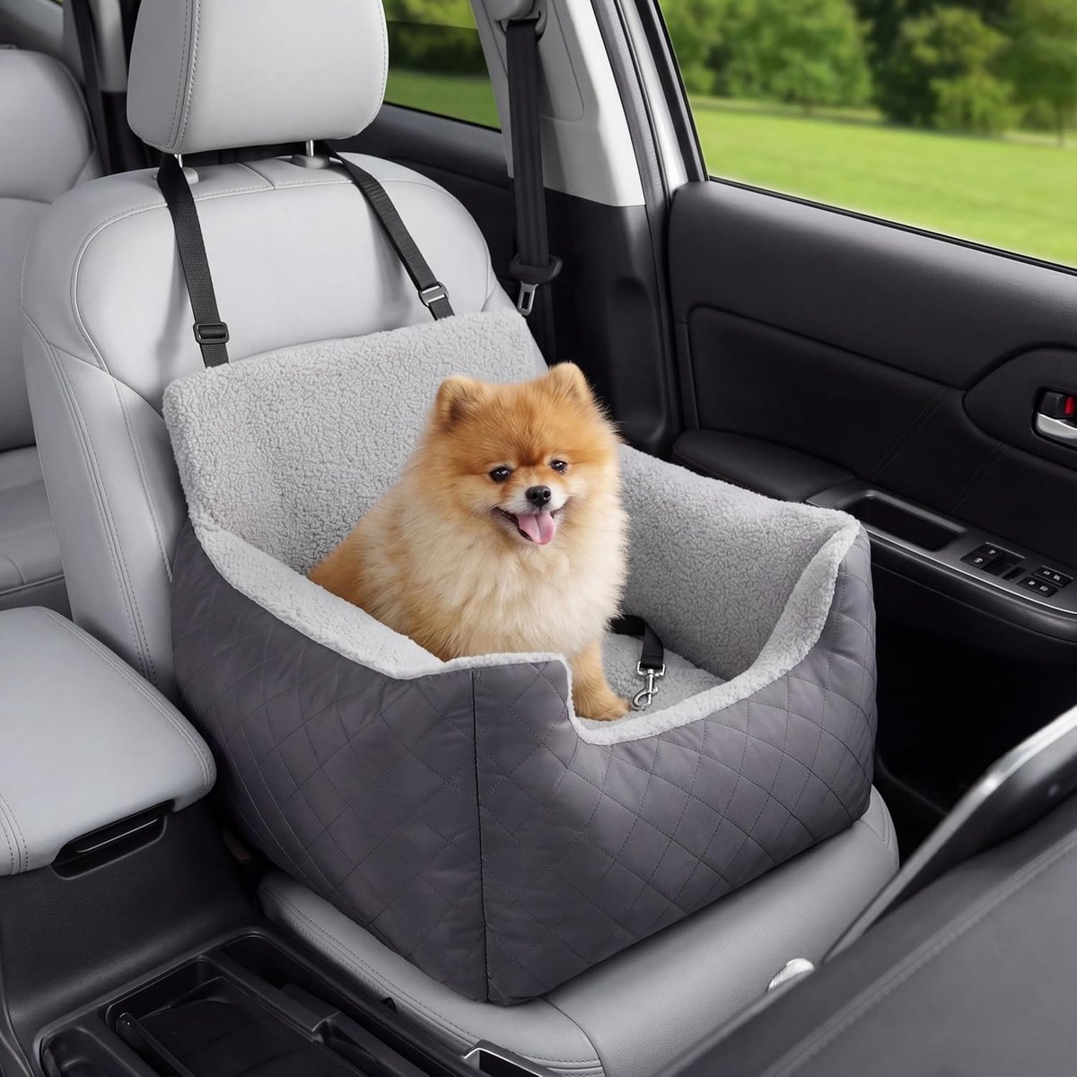 Hondenautostoel voor kleine honden - Waterdicht - Inclusief opbergzakken - Ideaal voor reizen