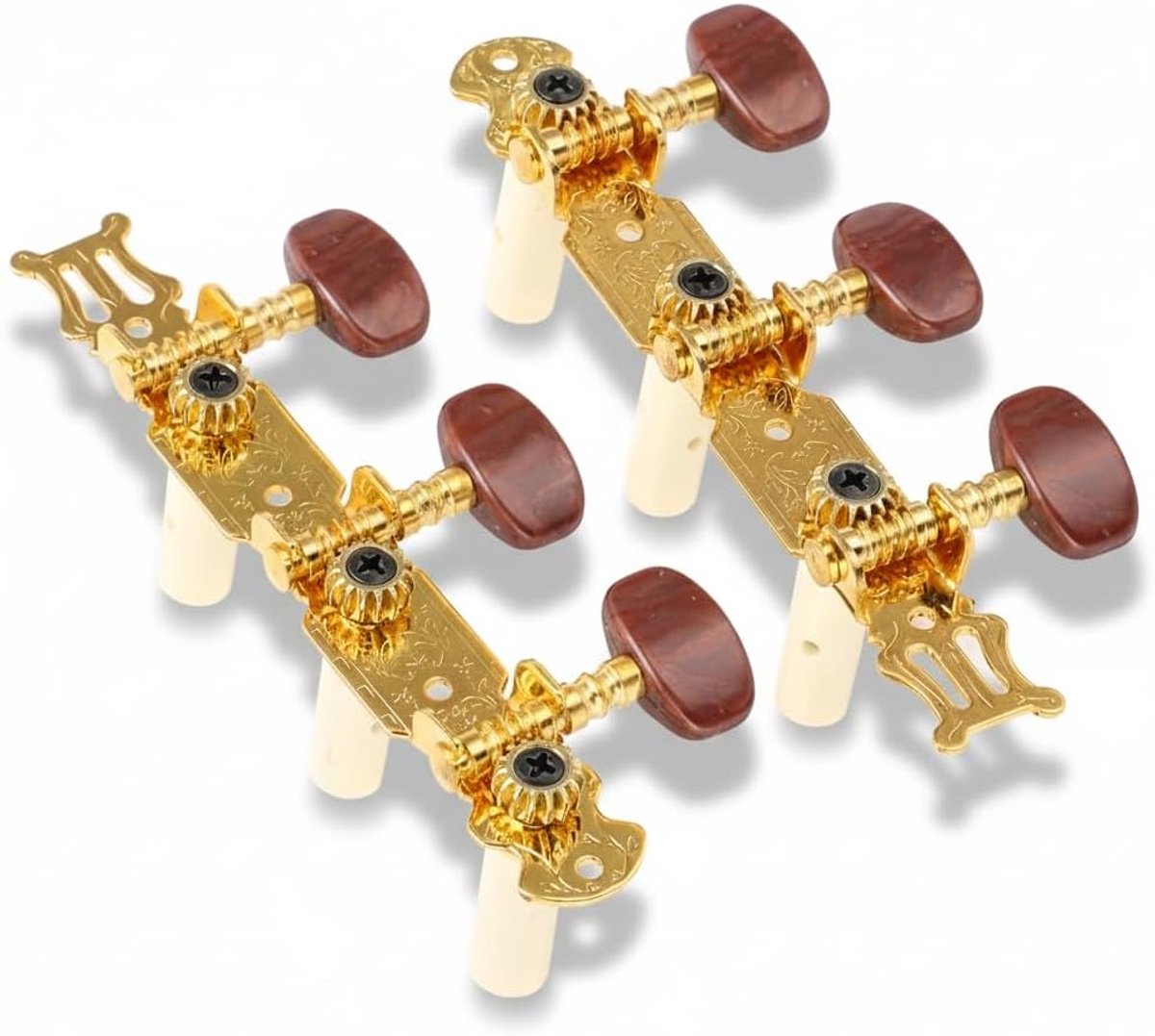 2 Pieces Guitar String Tuning Peg, Guitar Peg Tuner Machine Heads Tuner Set Accessories for Classical Guitar - ShopVlot