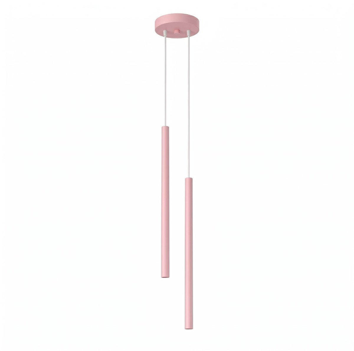 Sollux Lighting Hanglamp PASTELO - G9 - roze - staal - 15x15x118cm