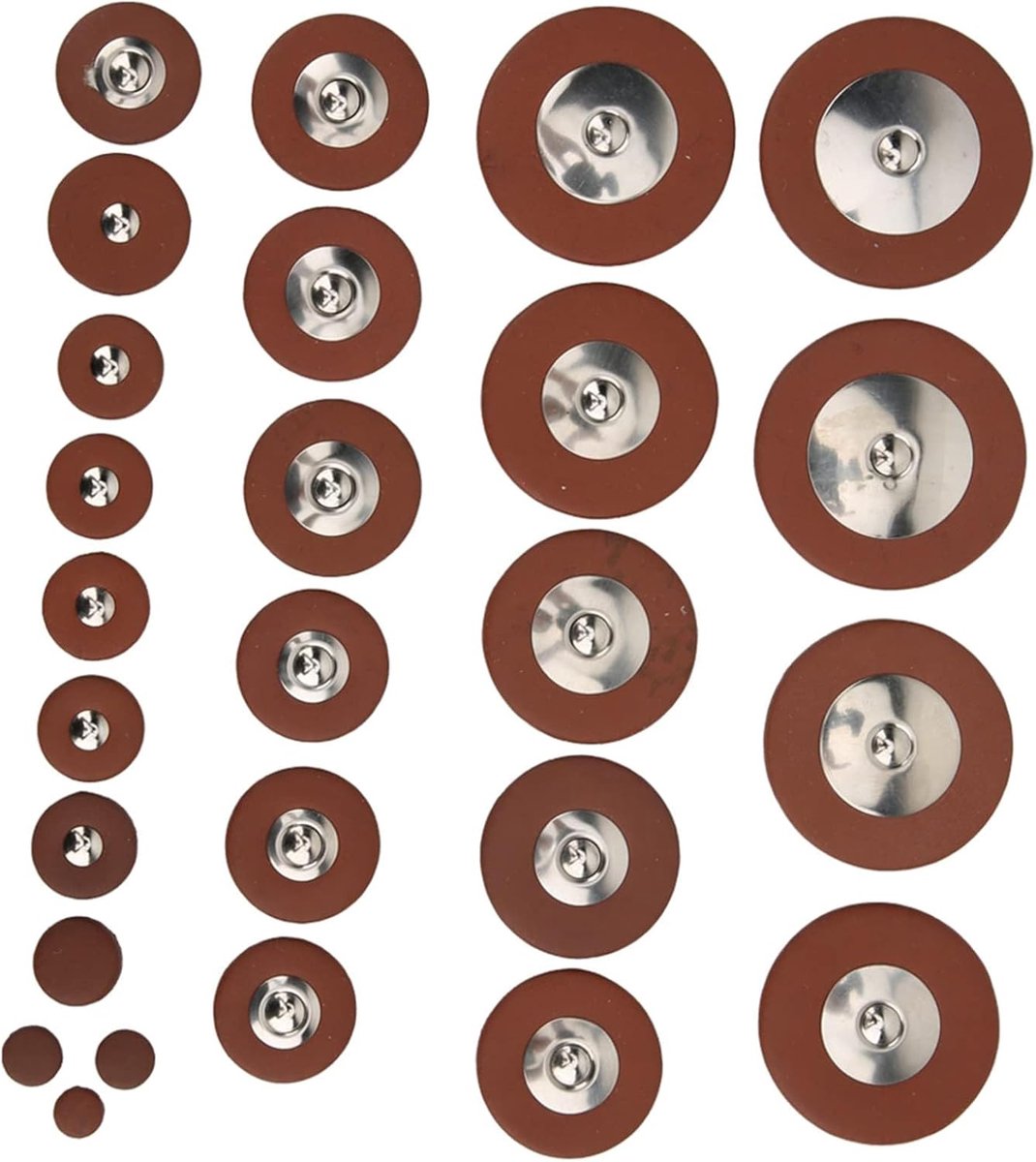 Saxophone Pads in Multiple Sizes, 26-Piece Replacement Set for Saxophone Pads for Alto Saxophone - ShopVlot