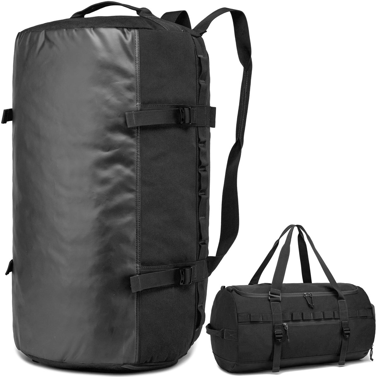 Lyweem Reistas voor heren, 60 liter, plunjezak, groot formaat voor vrouwen, weekendtas, multifunctionele gymtassen. - ShopVlot