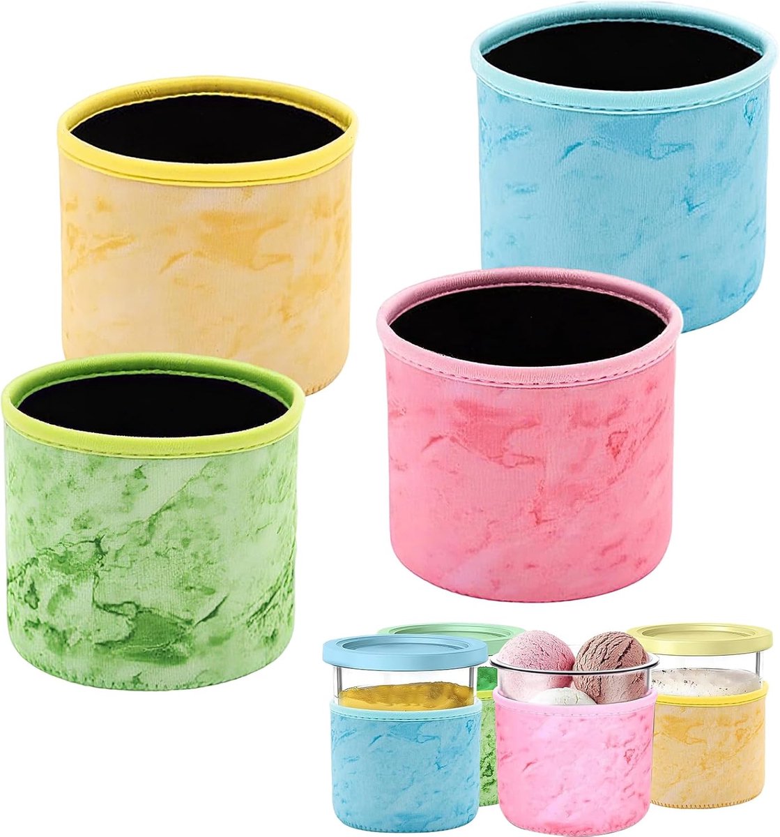 4 neoprene ice covers for Ninja Creami Deluxe - ShopVlot