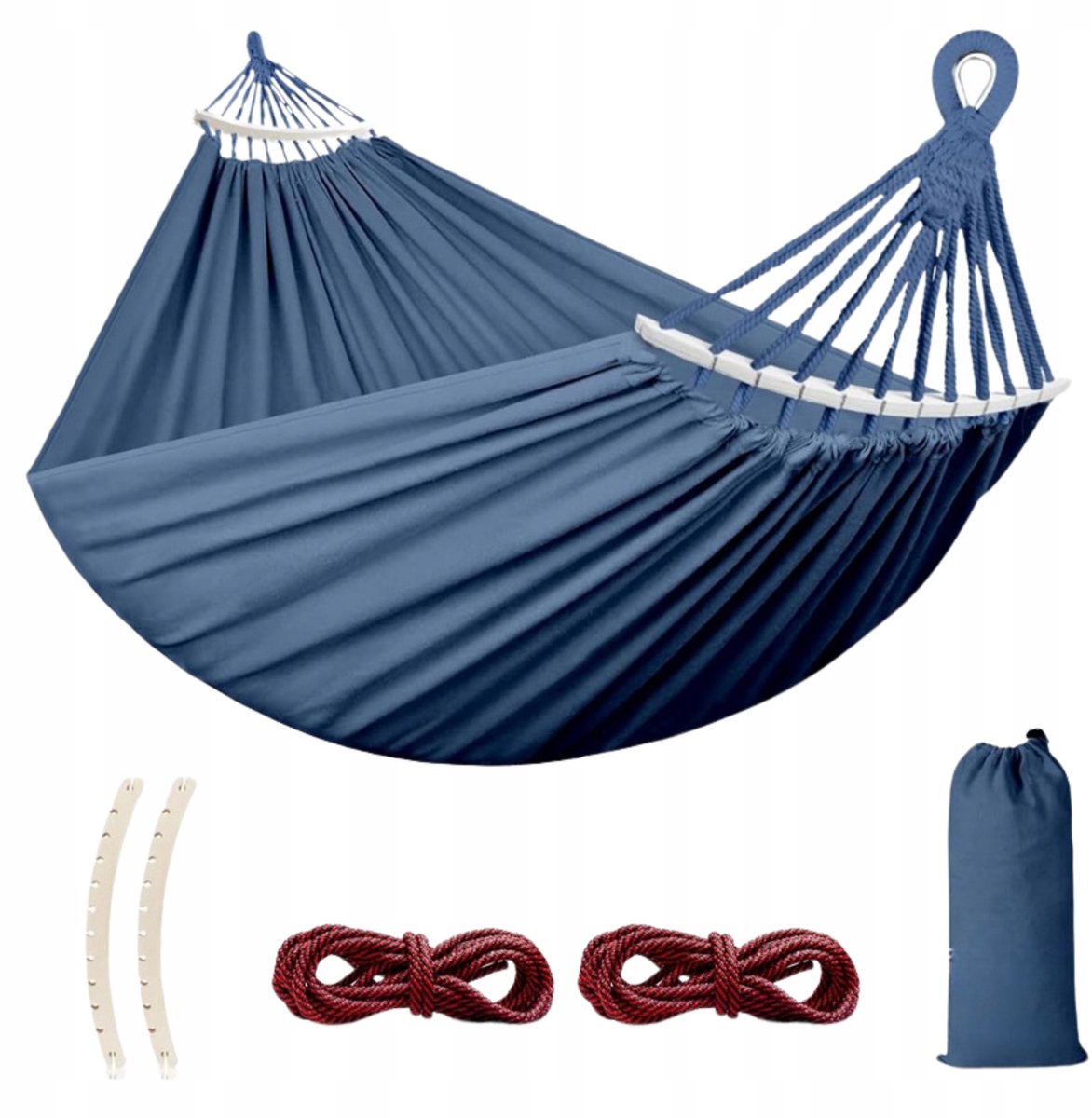 Dubbele Tuinhangmat 220x150cm - Comfortabel en duurzaam met draagtas