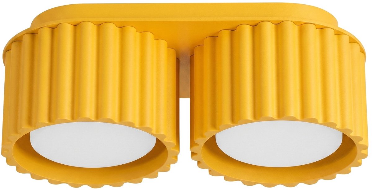 Sollux Lighting Plafondlamp AURA - Gx53 - geel - aluminium - 21x10x8cm