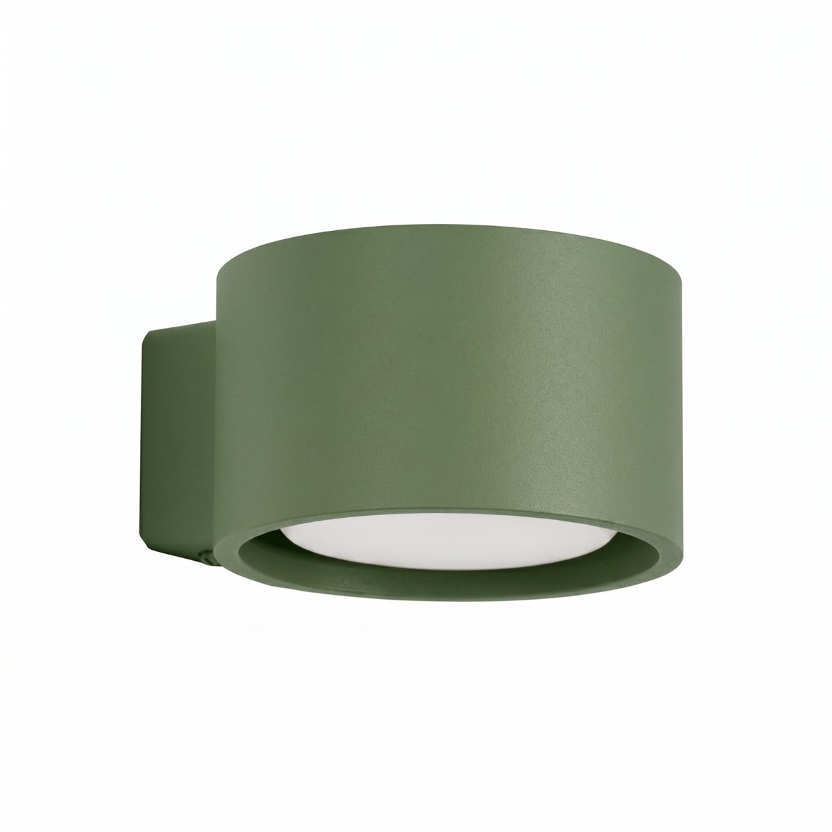 Sollux Lighting Wandlamp MODO - Gx53 - olijfgroen - aluminium - 10x12x6cm
